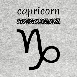 Capricorn horoscope sign T-Shirt